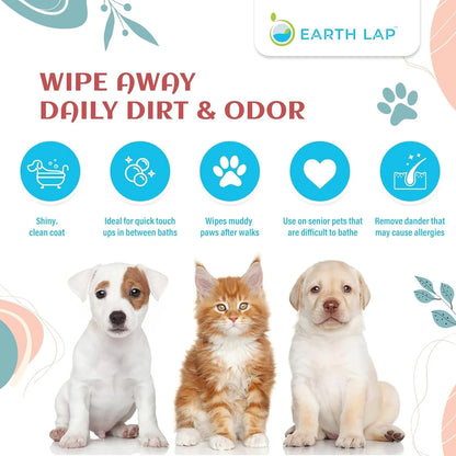 Textured Pet Grooming Wipes