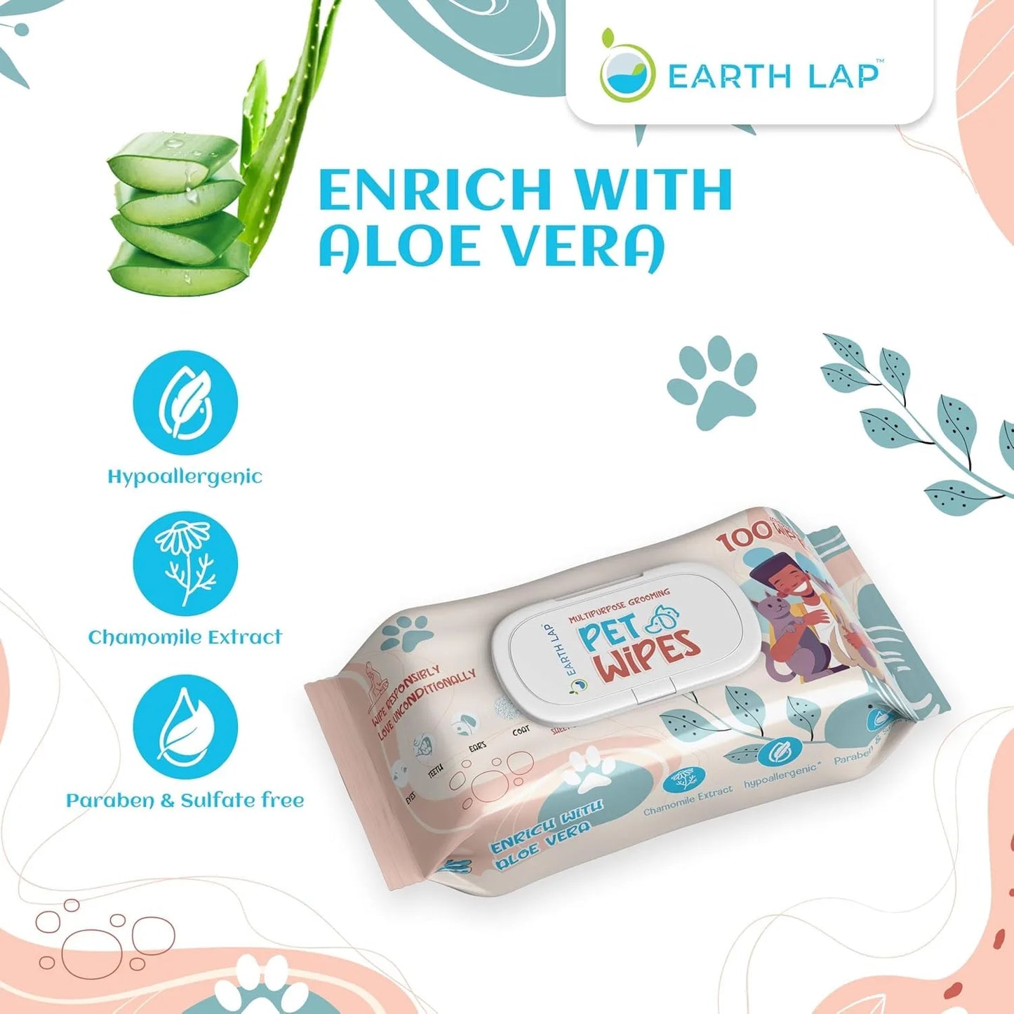 Textured Pet Grooming Wipes